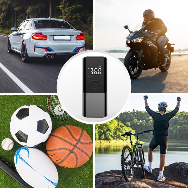 Heckermann CZK-3690 Trådløs Cykelpumpe