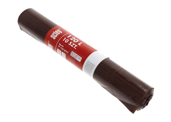 Scley sopsäckar 120L bruna 10 st segregerade BIO