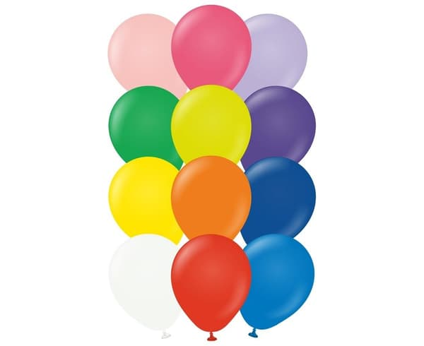 Balloner MIX af farver 100 stk