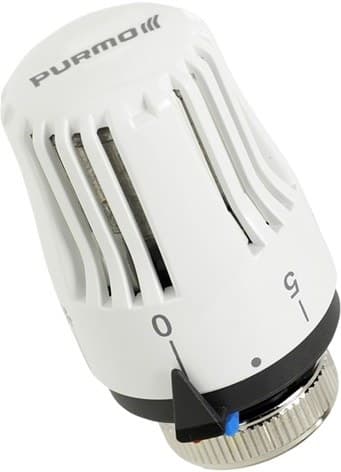 Purmo termostat M30x1.5 7-28 grader C, RAL9003