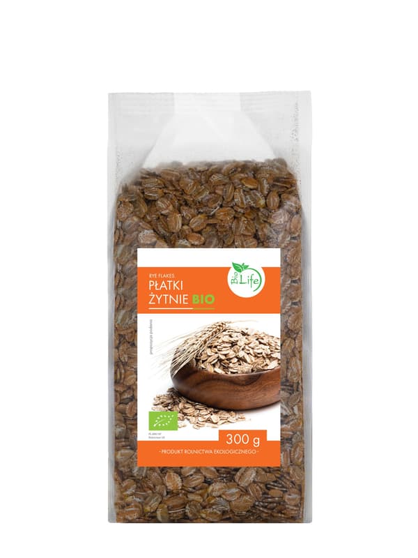 Ekologiska rågflingor 300g