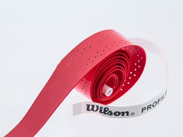 Wilson Overgrip Sticky Perforeret Tennisgreb - Rød