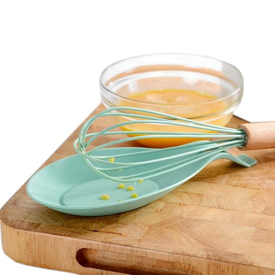Silikone stativ, måtte, drypbakke til ske, øse, spatel