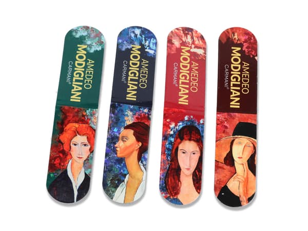 Set med 4 magnetiska bokmärken - A. Modigliani (CARMANI)