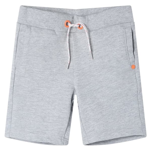 Børneshorts med snøre, grå, 128