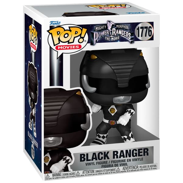 Funko POP Power Rangers 1776 Black Ranger Samlarfigur