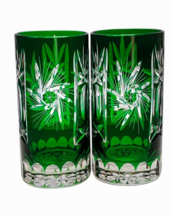 Emerald Crystal vattenglas 320ml olivkvarn