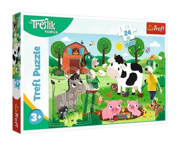 24 maxi-palapeli Trefliki maaseudulla TREFL