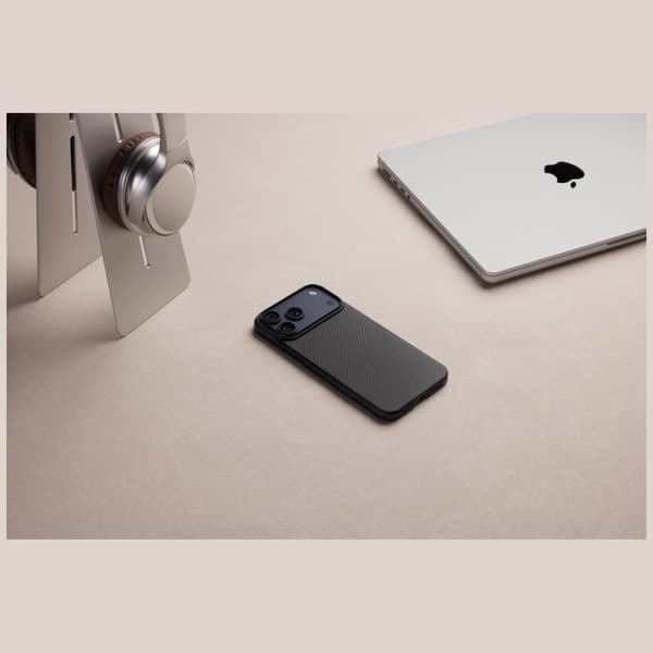 PITAKA Ultratyndt MagSafe-cover til iPhone 17 Pro Max Sort og Grå