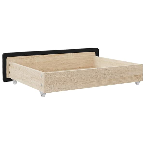 vidaXL skuffer under sengen, 2 stk., sort