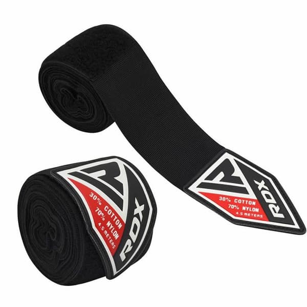 RDX Boksebandager - HWX Bandager Sort 4,5m