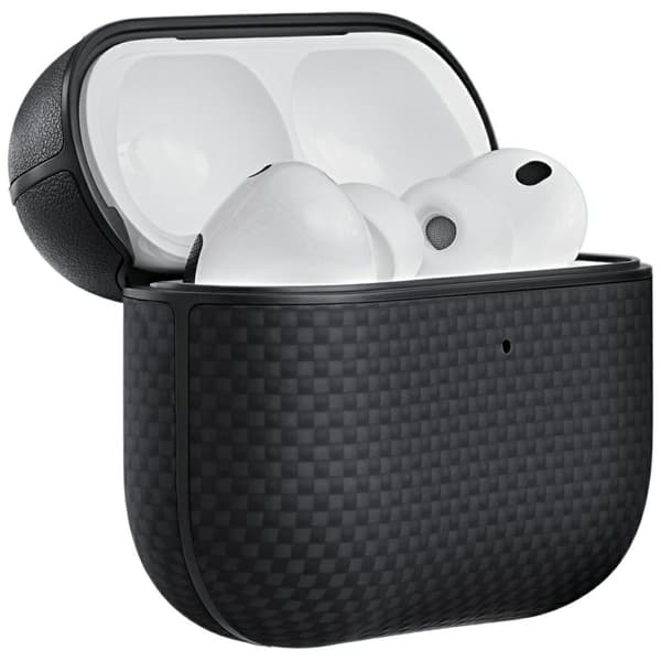 PITAKA Aramidfiber-etui til AirPods Pro 3 Sort og Grå