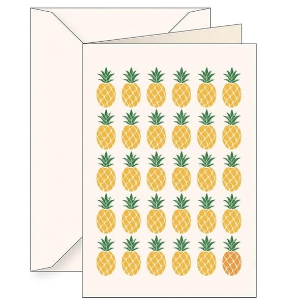B6 kort + kuvert 5992 Ananas
