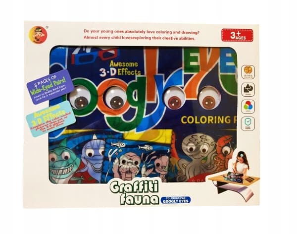 3D-MÅLARBOK + MARKÖRPENNOR 3245