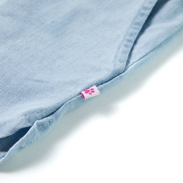 Børneshorts, lyseblå denim, 92