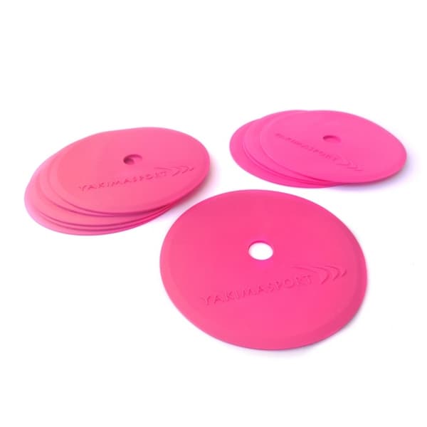 Markeringsmattor för lekplats – 10-pack, rosa