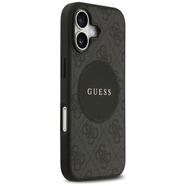 Guess 4G Circle Classic Logo MagSafe-etui til iPhone 17, sort