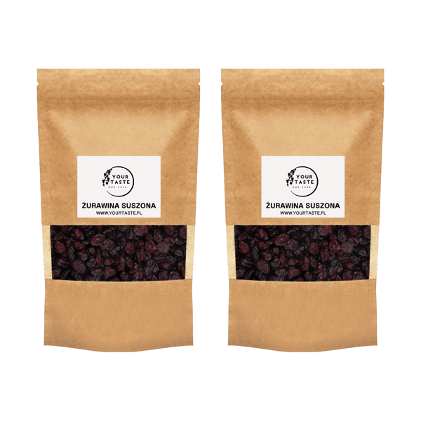 Hele tørrede tranebær 1 kg
