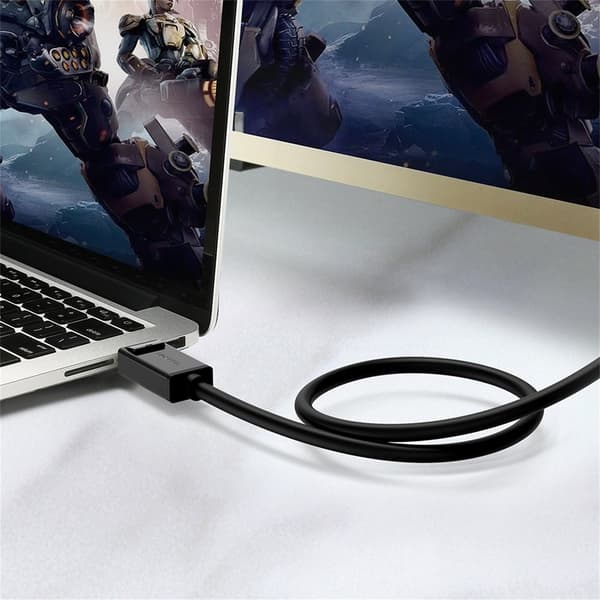 DisplayPort HDR 3D 4K -kaapeli 1 m musta