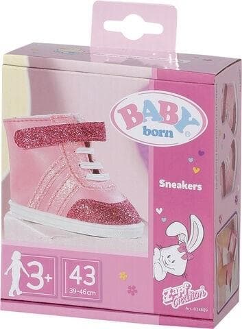 Baby Born - Lyserøde sneakers 43 cm