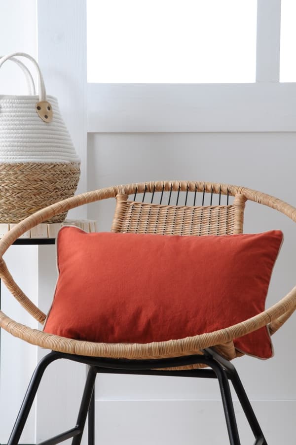 DUO pude 30x50 mursten lys beige