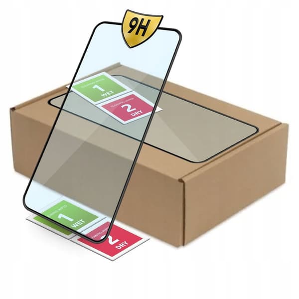 2x Härdat glas för Apple iPhone 15 Plus med helskärmstäckning, 5D-glas
