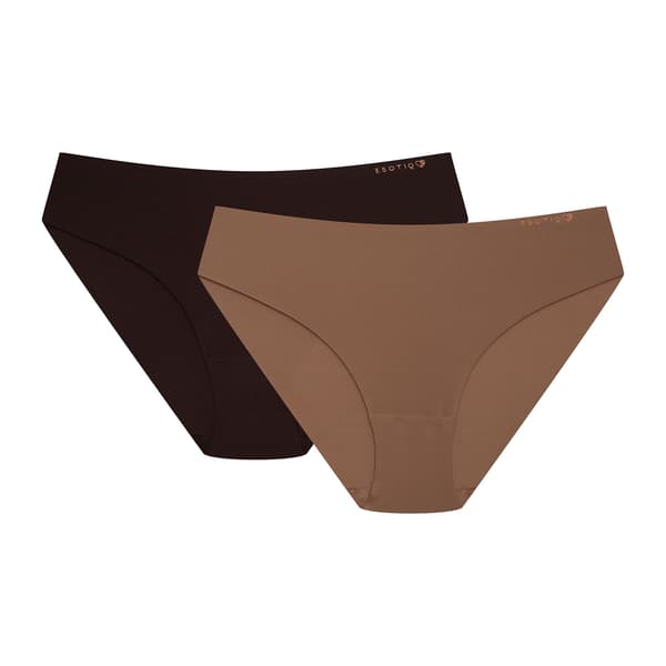 Peachy Esotiq 2-pak trusser | sort, brun M