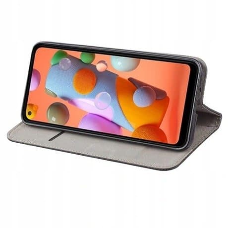Flip-cover til Samsung Galaxy A71 sort + 9H GLAS