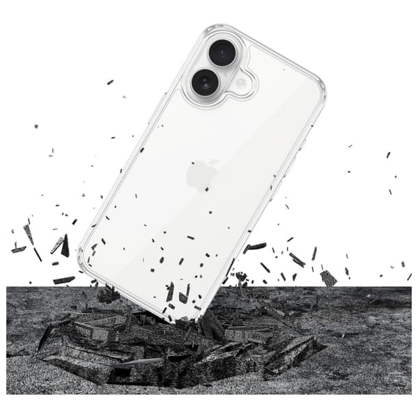 3MK Armor-skal för iPhone 17, transparent