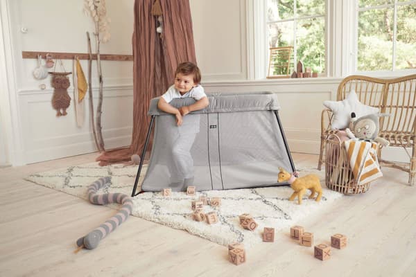 BABYBJORN - LIGHT resesäng - silver