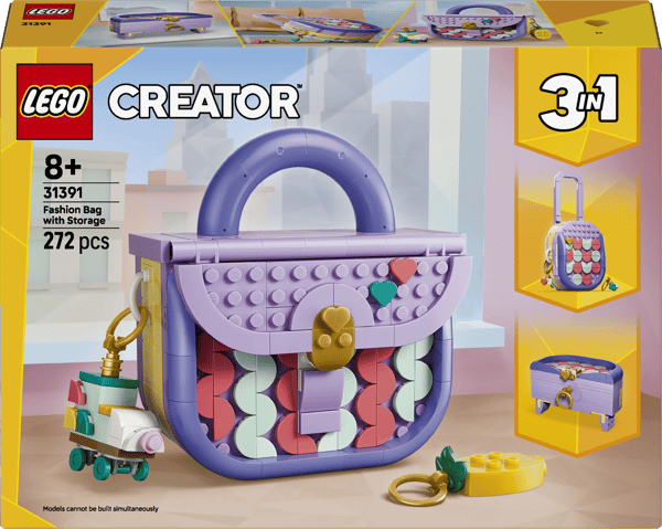 LEGO Creator Trendig Handväska med Förvaringslåda 272 Bitar (31391)