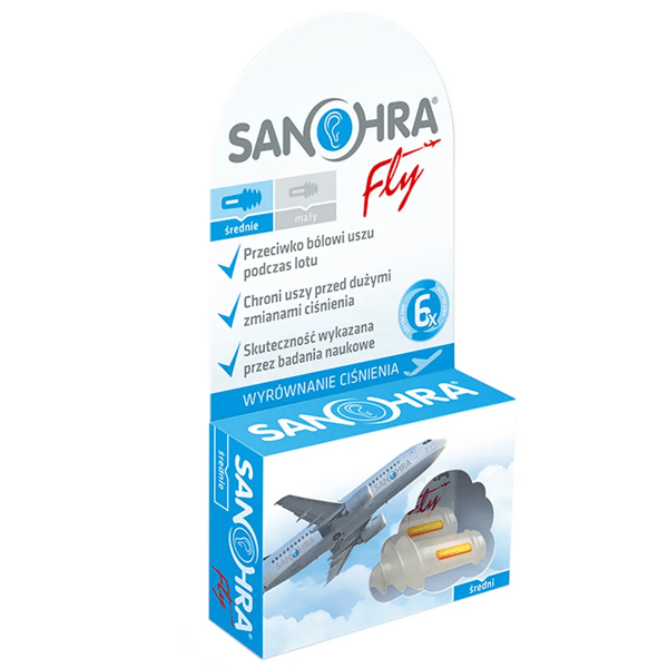 Sanohra Flugöronproppar för vuxna - 1 par