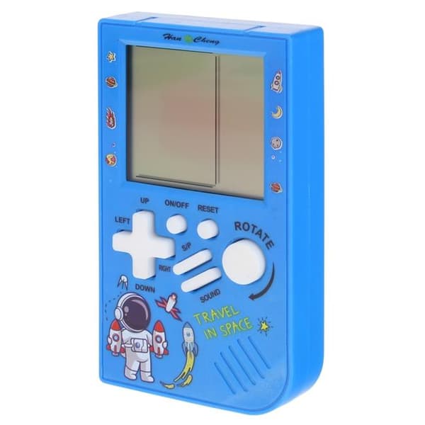 Tertis elektronisk resespelkonsol - blå