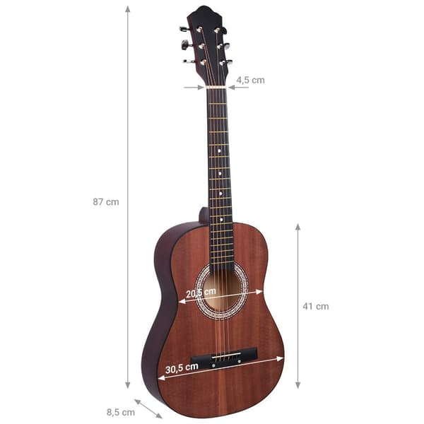 NN AG 34 akustisk gitarr 1/2 för inlärning matt