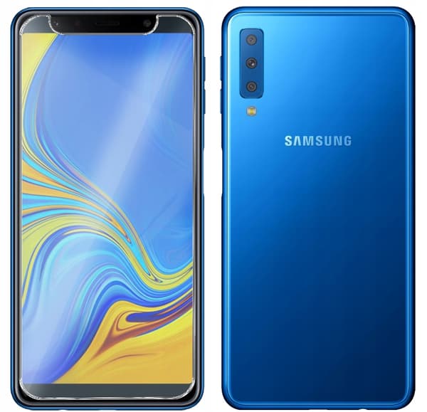3x GLAS för SAMSUNG GALAXY A7 2018 | HÄRDAT GLAS | 3-PACK