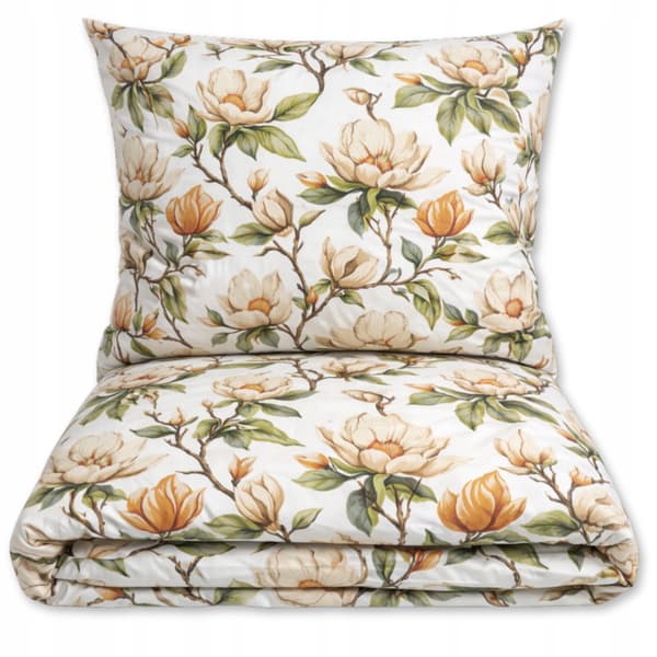 Sengesæt 160x200 100% tyk bomuld 3 dele poleret premium blomster