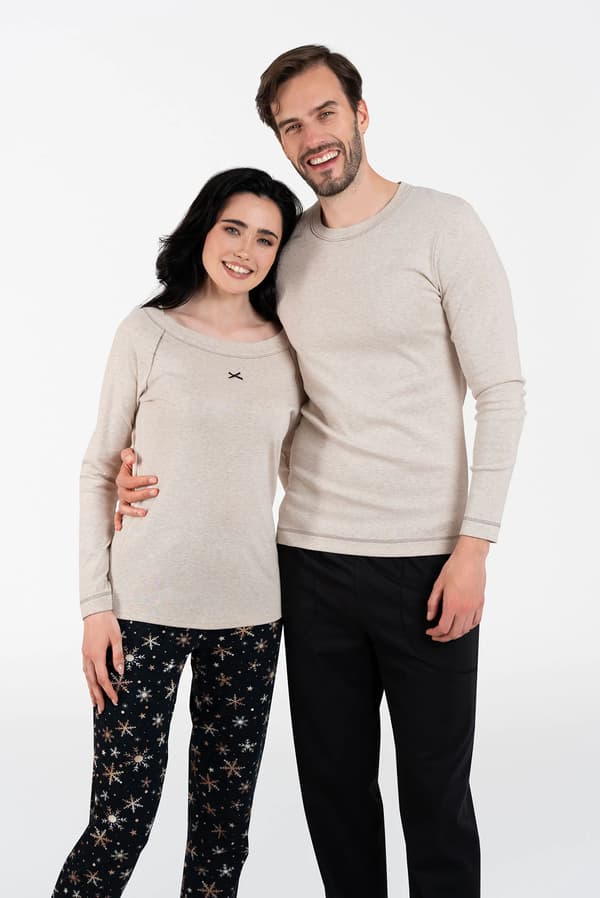 Denali dampyjamas långärmad, långbyxor M