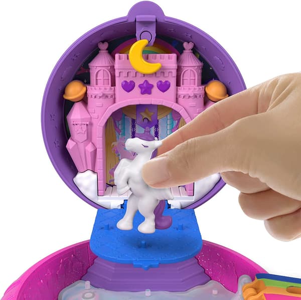 POLLY POCKET RYMDREASA SET MED 2 DOCKOR