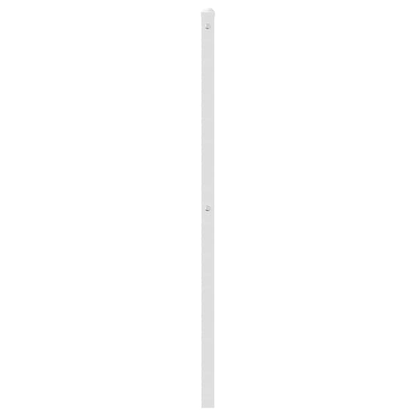 vidaXL metalsengegavl hvid 75 cm