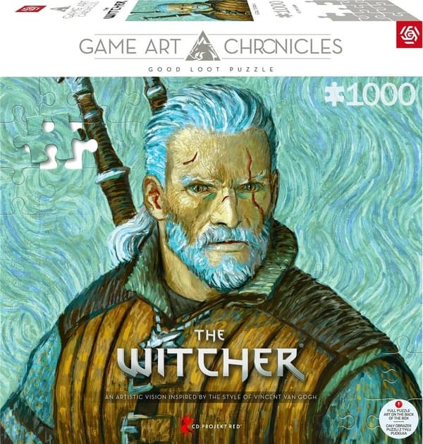Puzzle 1000 The Witcher: Geralt ja Vincent van Gogh