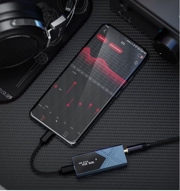 FIIO KA17 - hovedtelefonforstærker med DAC - sort