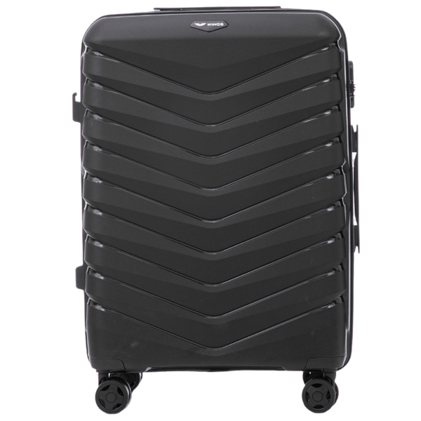 Mellemstor kuffert Wings PHOENIX 2.0 polypropylen 24" SORT