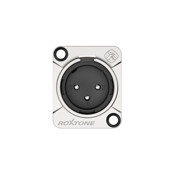 Panelmonteret XLR-stik Roxtone RX3MD-NT