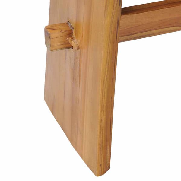 vidaXL Pall massiv teak