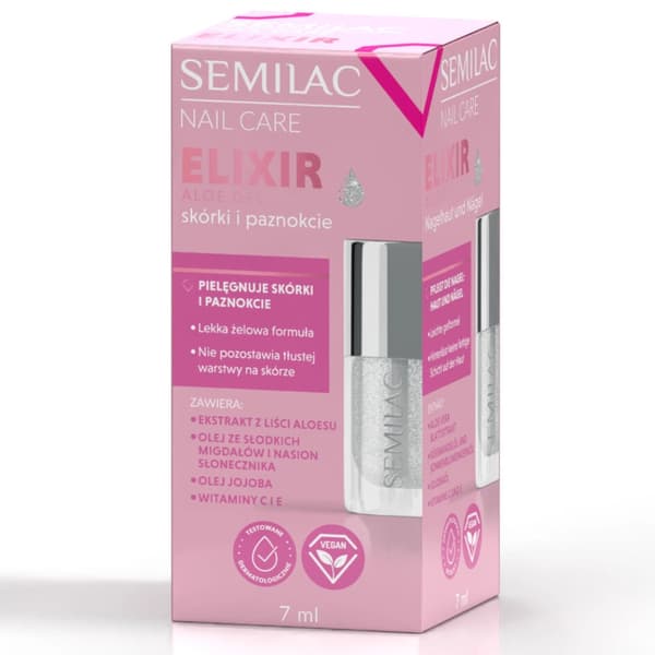 Semilac Gel Elixir med Aloe 7 ml