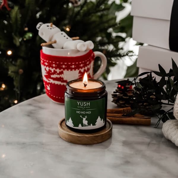 Ho Ho Ho! Julekrydderduftlys - YUSH - 120ml