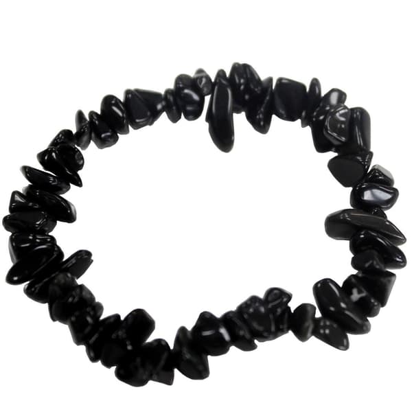 AWCB-04 Sort Agatsten Armbånd