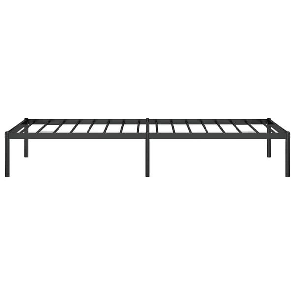 vidaXL metalsengestel sort 75x190 cm