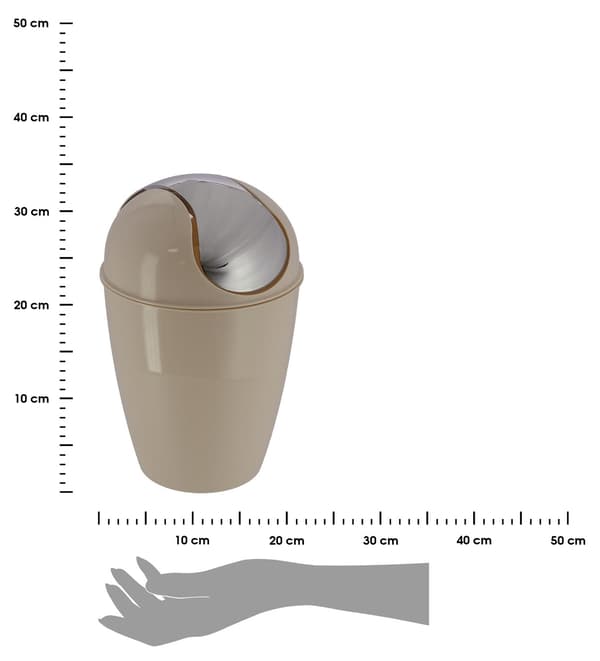 Cuesta Taupe Affaldsbeholder 5,6L
