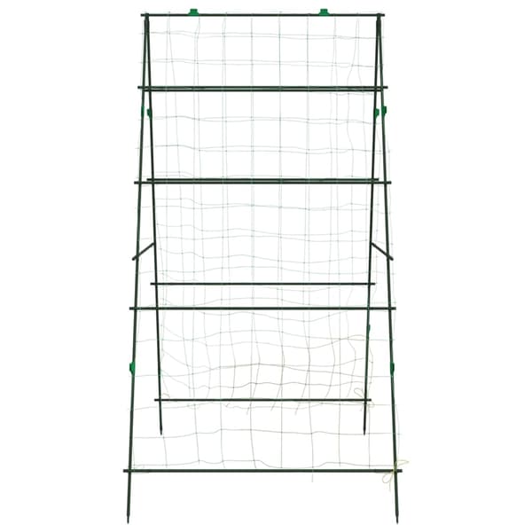 vidaXL haveespalier til klatreplanter, A-formet, 4 stk., stål